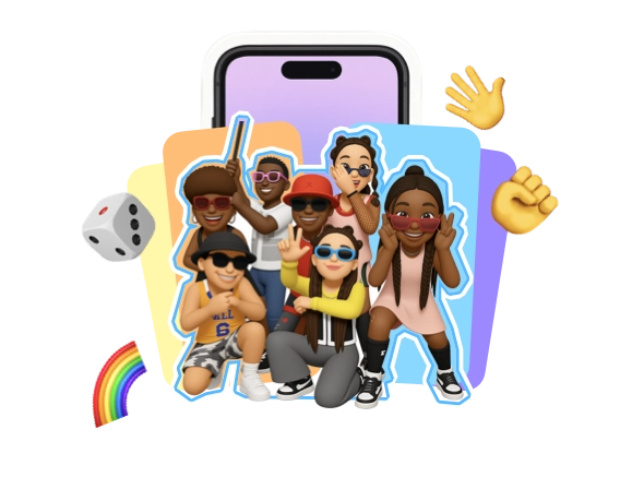 Monkey Omegle Alternative illustration where users meet new people by shared interests like music or travel, creating fun random video chats